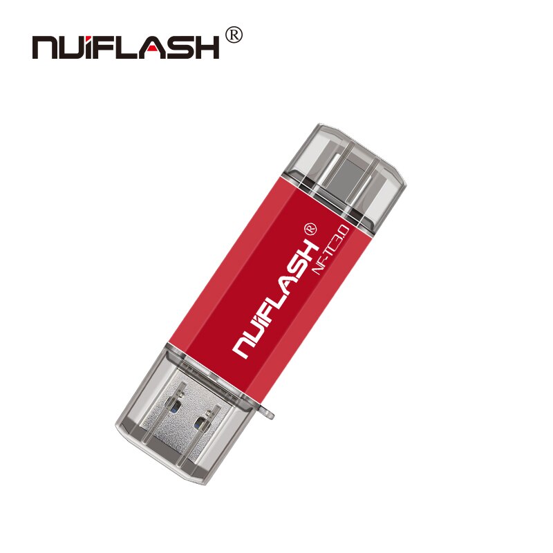Hotsale OTG dysk Flash USB Usb 3.0 Pen Drive 128 typ GB C Micro pamięć Usb 16GB 32GB 64GB Pendrive dla urządzenia typu C: 128 gb / red