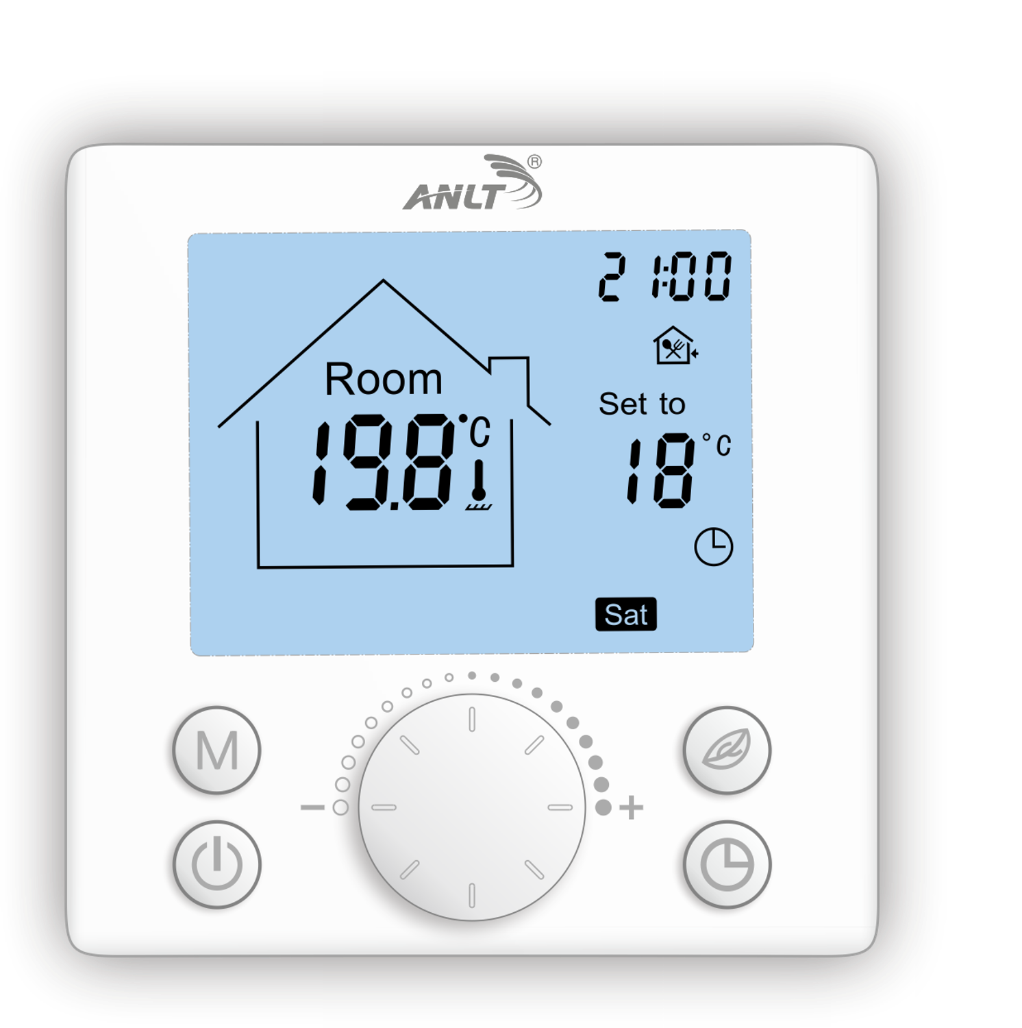 110v To 230v Indoor Home Use Temperature Controller Thermostat For ElectricalUnderfloor Heating System Parts: Knob thermostat
