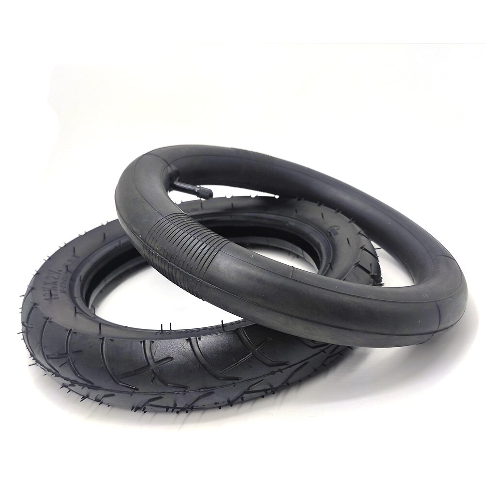 Mini moto 12 1/2x2 1/4 pneu 12 pouces pneus pneumatiques chambre à air pneu pour bébé poussette vélo pliant véhicule électrique: inner outer tyre A