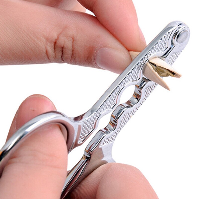 Sheller Nuts Opener Melon Seed Plier Clamp Pistachio Opener Sunflower Seeds Peeler Walnut Pine Cracker Kitchen Tools Accessories: style 3