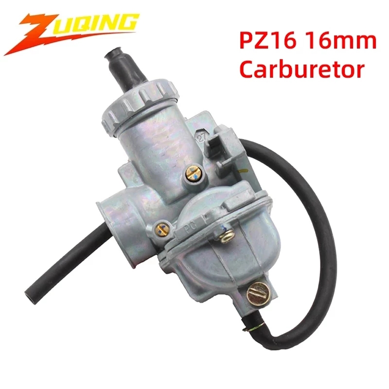 Motorfiets PZ16 16Mm Carburateur Hand Choke Voor Keihin Honda Redcat 50cc 70cc 90cc Atv Quad Go Kart Carburador Moto