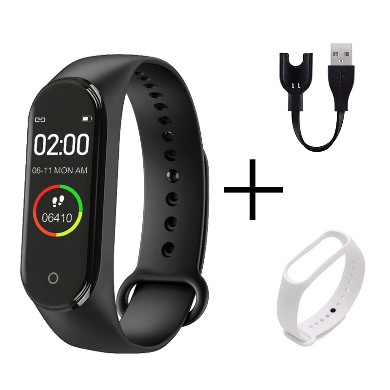 M4 Smart Armband Gesundheit Smart Band Herz Rate Blutdruck Monitor Fitness Tracker Sport Uhr Bluetooth für Android IOS