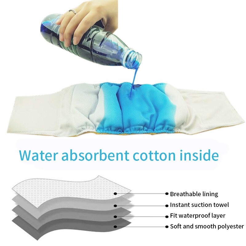 Pet Diapers Panties for Dogs Waterproof Breathable Male Disposable Diapers for Dogs Nappies Dog Physiological Pants Pet Supplies