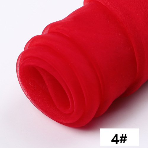 Tela de Organza de tul para costura de vestidos, faldas de tutú, boda, velos, cortinas, color negro, blanco, azul, rojo, por metro, 3M/5M/10M