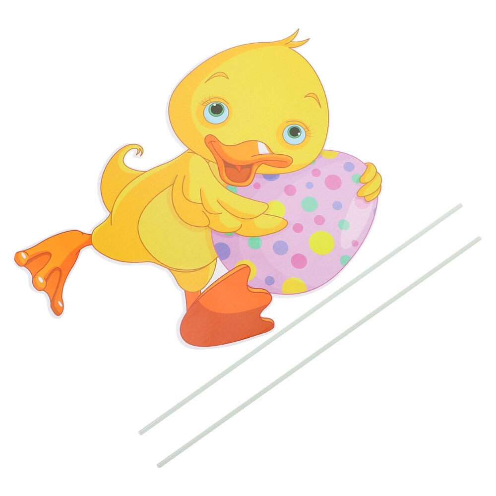 1pc Easter Garden Sign Outdoor Decoration Sign Easter Party Decoration