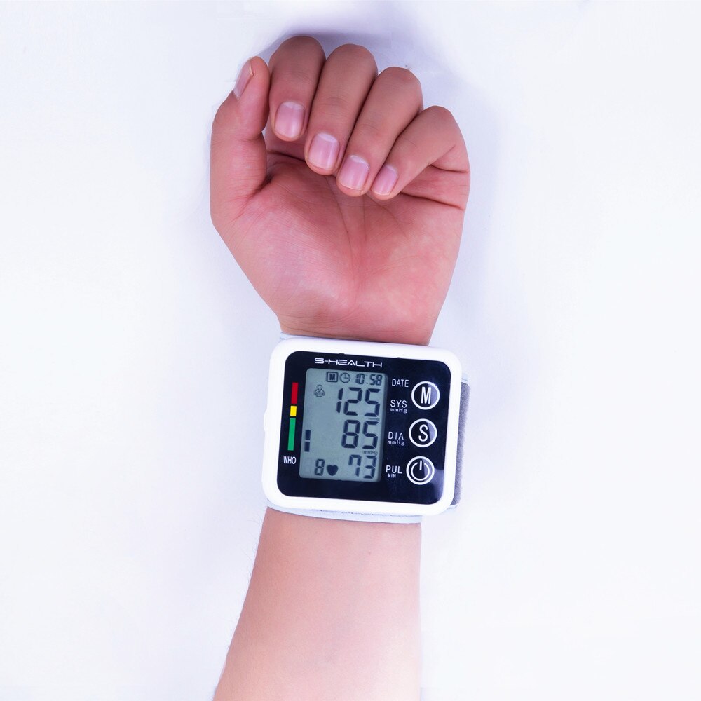 Health Care digital Blood Pressure Monitor Wrist tonometer Automatic Sphygmoometer Blood Pressure Meter