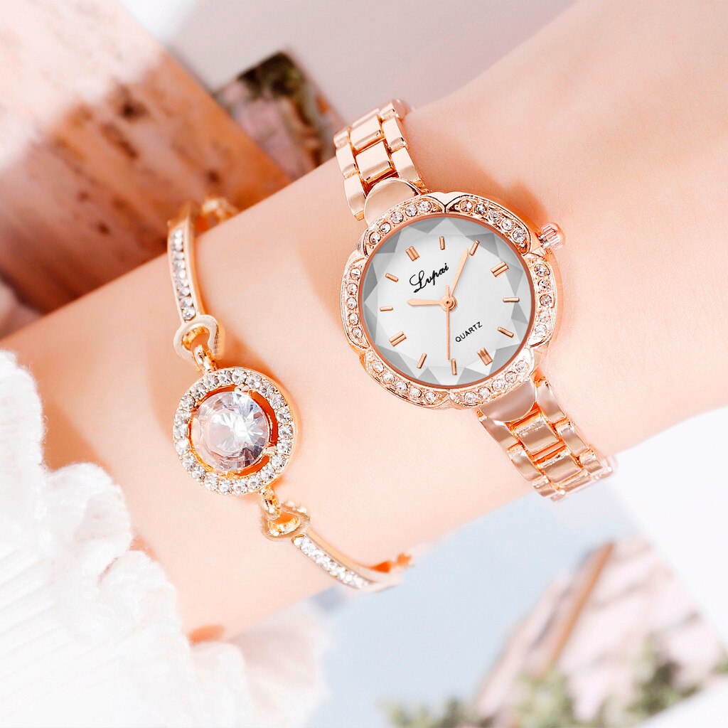 Couple Watch Bracelet Watch Suit Small And Delicate European Beauty Simple Wristwatch For lovers relogio masculin #BC