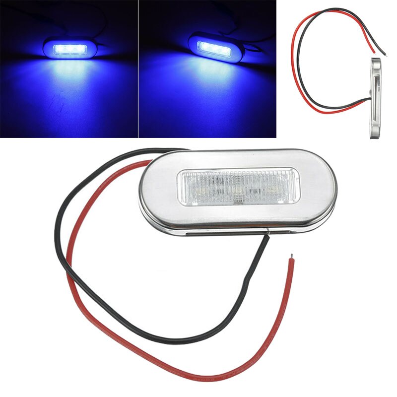 12V Yacht LED lights Boat Etiquette 5LM Replacement Stainless Steel Signal