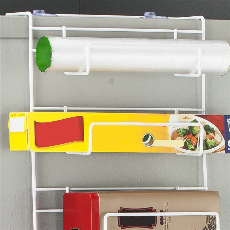 Køleskab sidevægsbøjle køkkenopbevaringsstativ multifunktions hængende hylde ghs 99