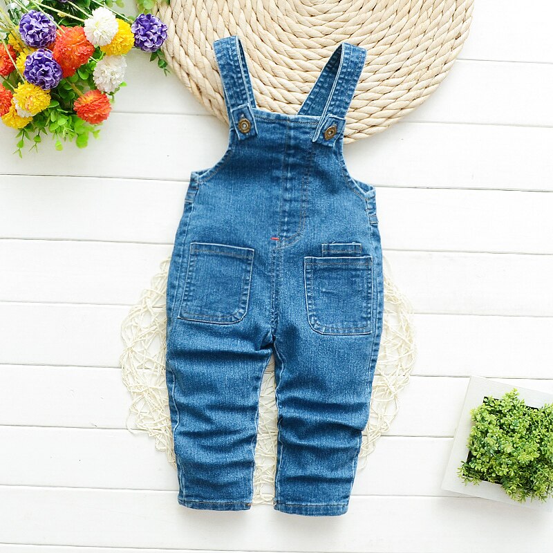 Bibicola 2020 primavera outono calças da criança criança infantil algodão denim macacão bebê meninos bib calças