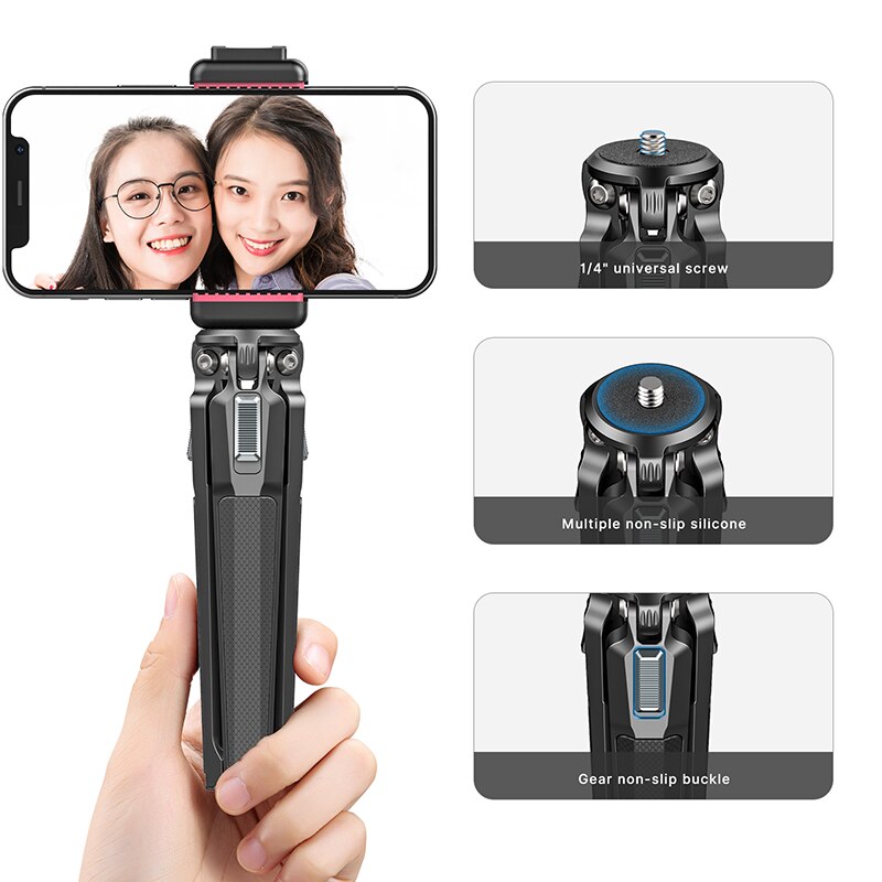 Ulanzi MT-37 Metal DSLR Camera Tripod 1/4'' Tripod Monopod Gimbal Stabilizer Accessories for Canon Nikon Sony DSLR