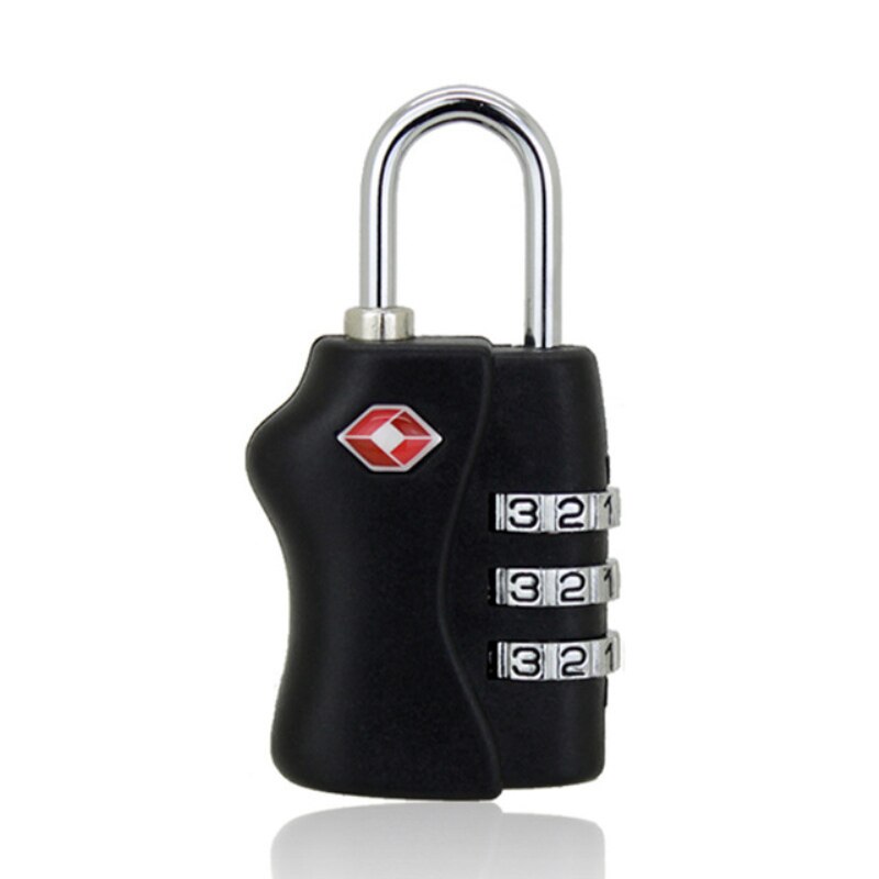 Serrure de voyage à bagages cadenas de voyage à 3 cadran serrure de mot de passe utile pour valise à bagages boîte à outils clôture moraillon armoire: 01