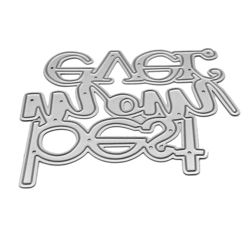 Best Mom Ever Letters Metal Cutting Dies Stencil DIY Scrapbooking Embossing Mothers Day Paper Card Album Template Mold 101A