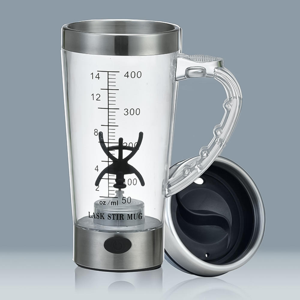 Taza de 400Ml, automática, eléctrica, perezosa, auto agitadora, taza mezcladora automática de café, leche, taza mezcladora de té inteligente de acero inoxidable