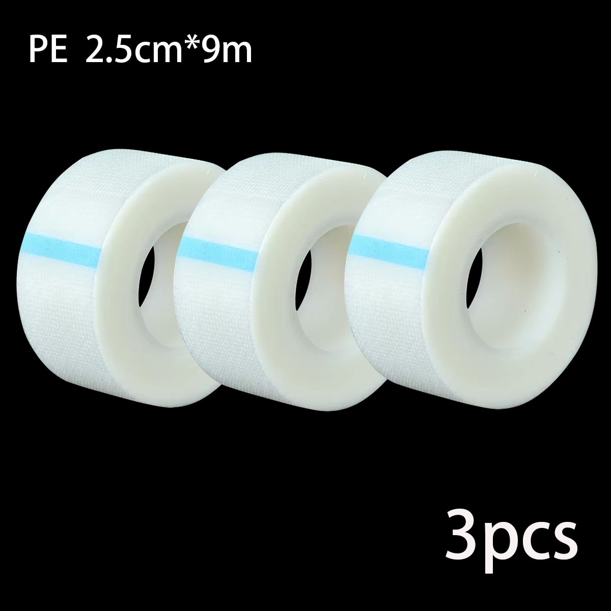 1/3/5 Rolls Wimpers Extension Tape PE Lijm Gereedschap Onder De Ogen Pads Voor Micropore Wimpers Enten Levert Lash Lifting Tapes: Oranje