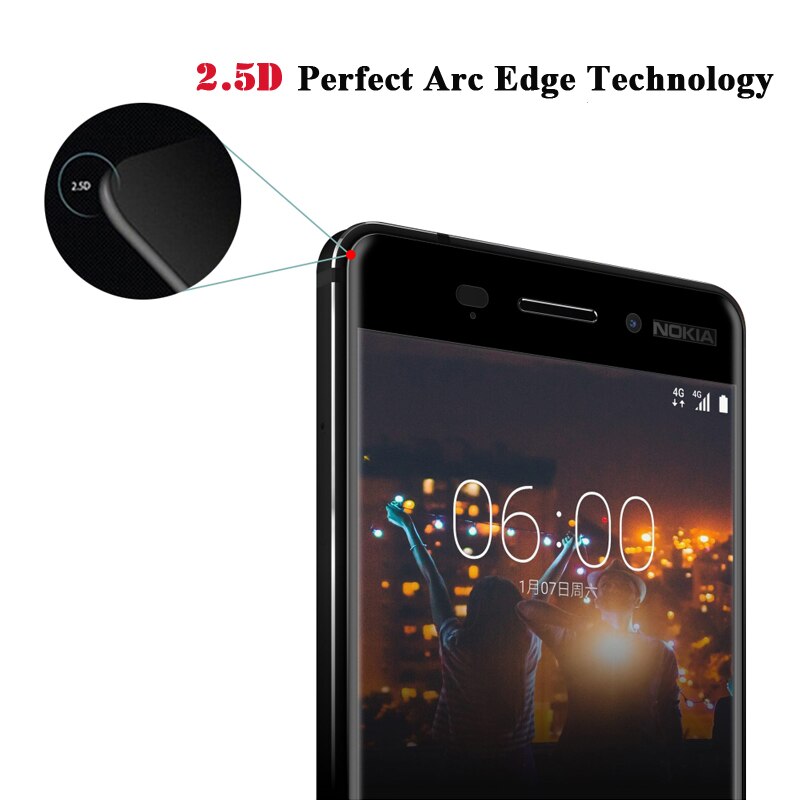 Vidrio templado para Nokia 3 4,2 3,2 Protector de pantalla película vidrio protectora para Nokia 9 PureView Nokia 3,1 Plus vidrio de cubierta completa