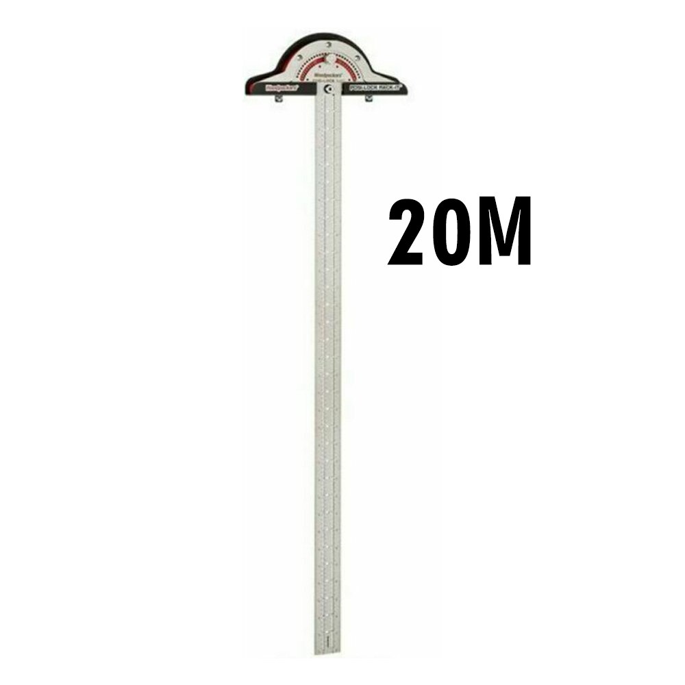 Woodworking Angle Protractor Finder Two Arms Edge Ruler Measuring Tool Multifunction Measuring Marking Framing Ruler Tool Retail: 20in