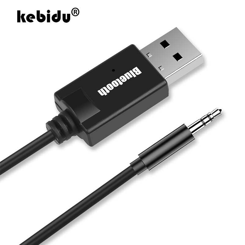 Kebidu 3.5Mm Audio Aux Auto Ontvanger Adapter Usb Bluetooth Draadloze Audio-ontvanger Bluetooth 4.2 Stereo Adapter Voor Speaker Y-16