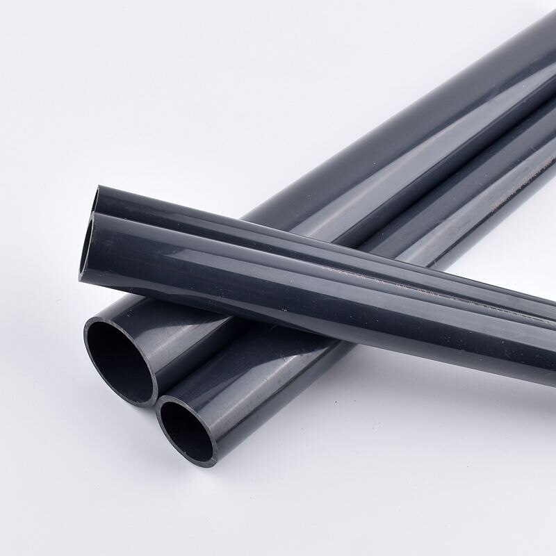 50cm Length OD20/25/32/40/50/63mm UPVC Dark Grey Pipe Plastic Pipe Aquarium Fish Tank Tube Garden Irrigation Watering Fittings