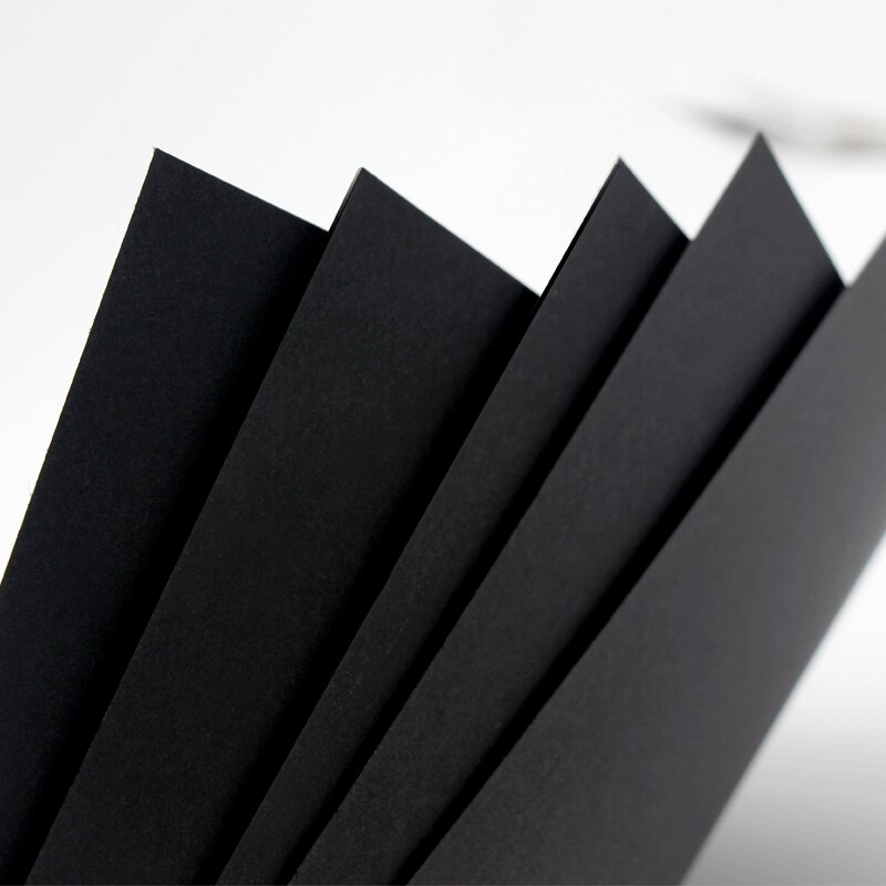 Leere Postkarte Papier Hand Zeichnung DIY Graffiti Karte A4/A3/4 K/8 K Schwarz Gruß Karte dicken Harten Karton Sammelalbum Zeichnung Papier