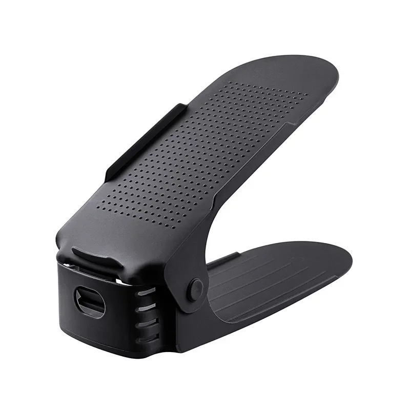 Empileur de chaussures réglable, fentes à chaussures, économiseur d'espace, double pont, support T1 pour l'organisation du Cisco,: vert clair