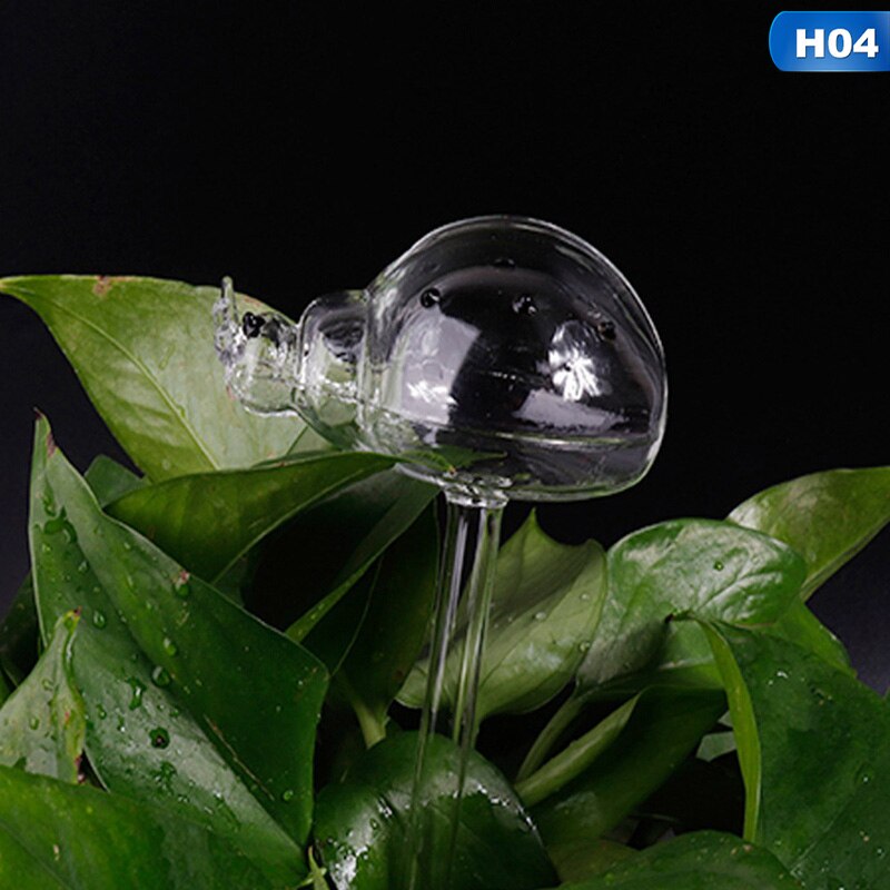 Haveplanter blomster vandføder automatiske selvvandende enheder glas vandføder fugleform vandingsenheder: H04