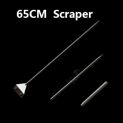 Aquarium recht gebogen pincet schaar algenkrabber roestvrij staal aquarium planten gereedschap: 65cm schrapers