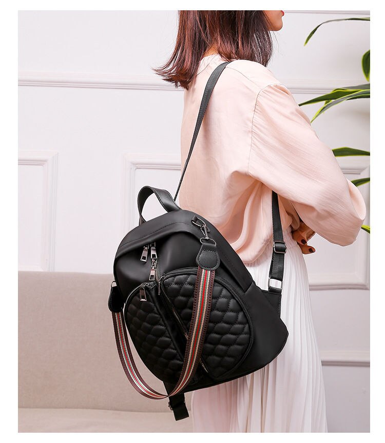 Mochila Oxford de gran capacidad para mujer, bolso de hombro, escolar, para libros, negocios