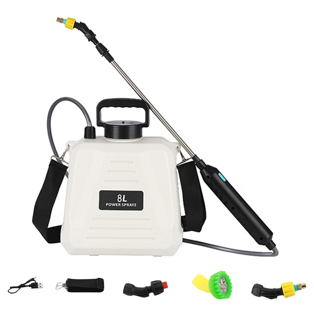 5/8L Gärten Elektrische Spritzgerät Garten Spritzgerät Schulter Automatische Garten Pflanze Spritzgerät Zerstäubung Bewässerung Blumen Bewässerung Zu