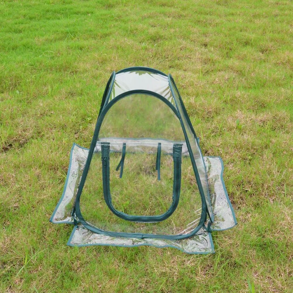 Winter Plants Cover Foldable Protective Covers Flowers Bonsai Anti-freeze Transparent Mini Greenhouse For Outdoor Plants