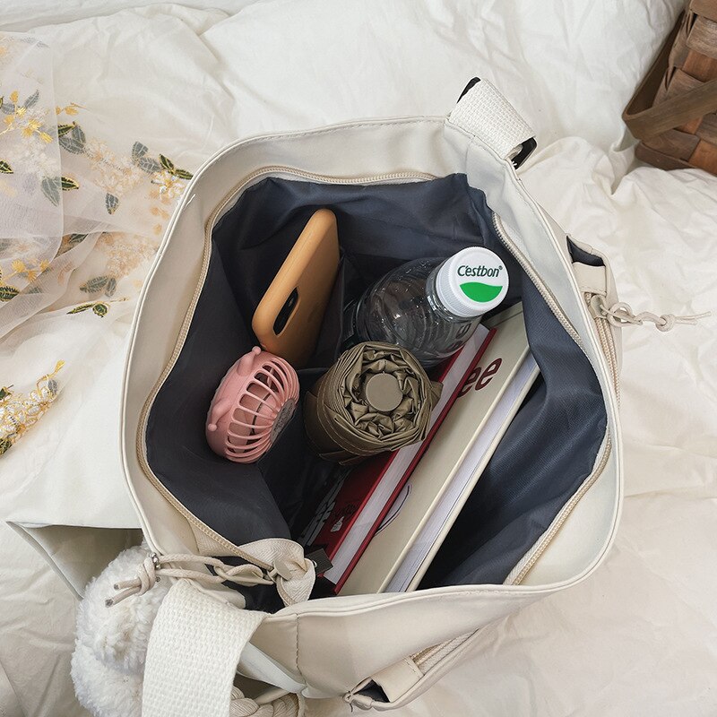 Nylon Tassen Voor Vrouwen Portemonnees En Handtassen Tassen Meisjes Vrouwelijke Casual Shoppers Leuke Messenger College Portefeuilles