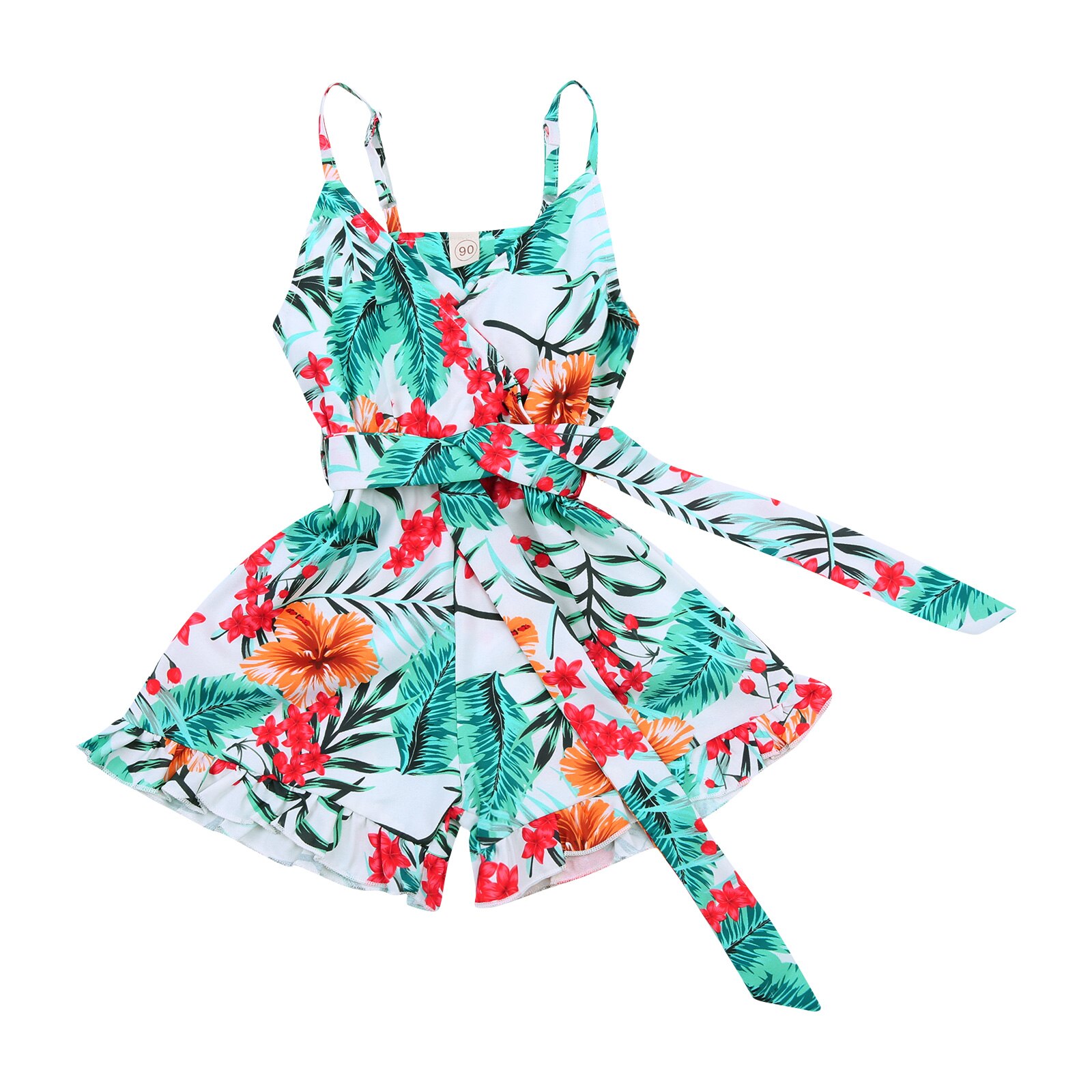 CUPSHE Jumpsuit voor dames, V-hals, vetersluiting, romper, luipaardprint, dolmanmouwen, korte wijde pijpen, casual overall, playsuit, Blauw, M