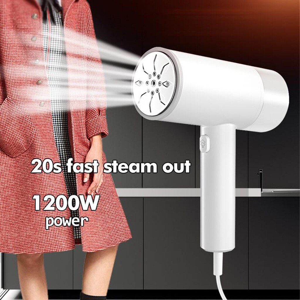 Portable Clothes Steamer for Travel, Handheld Garment Steamer, 200ml Capacity, Heat-up in 10s, 1200W Mini Steamer for Clothes