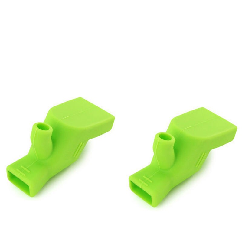 Prolunga per rubinetto in silicone per bambini dispositivo di lavaggio aldulta 2 funzioni bagno lavello da cucina rubinetto guida estensori per rubinetto: 2pezzi verde