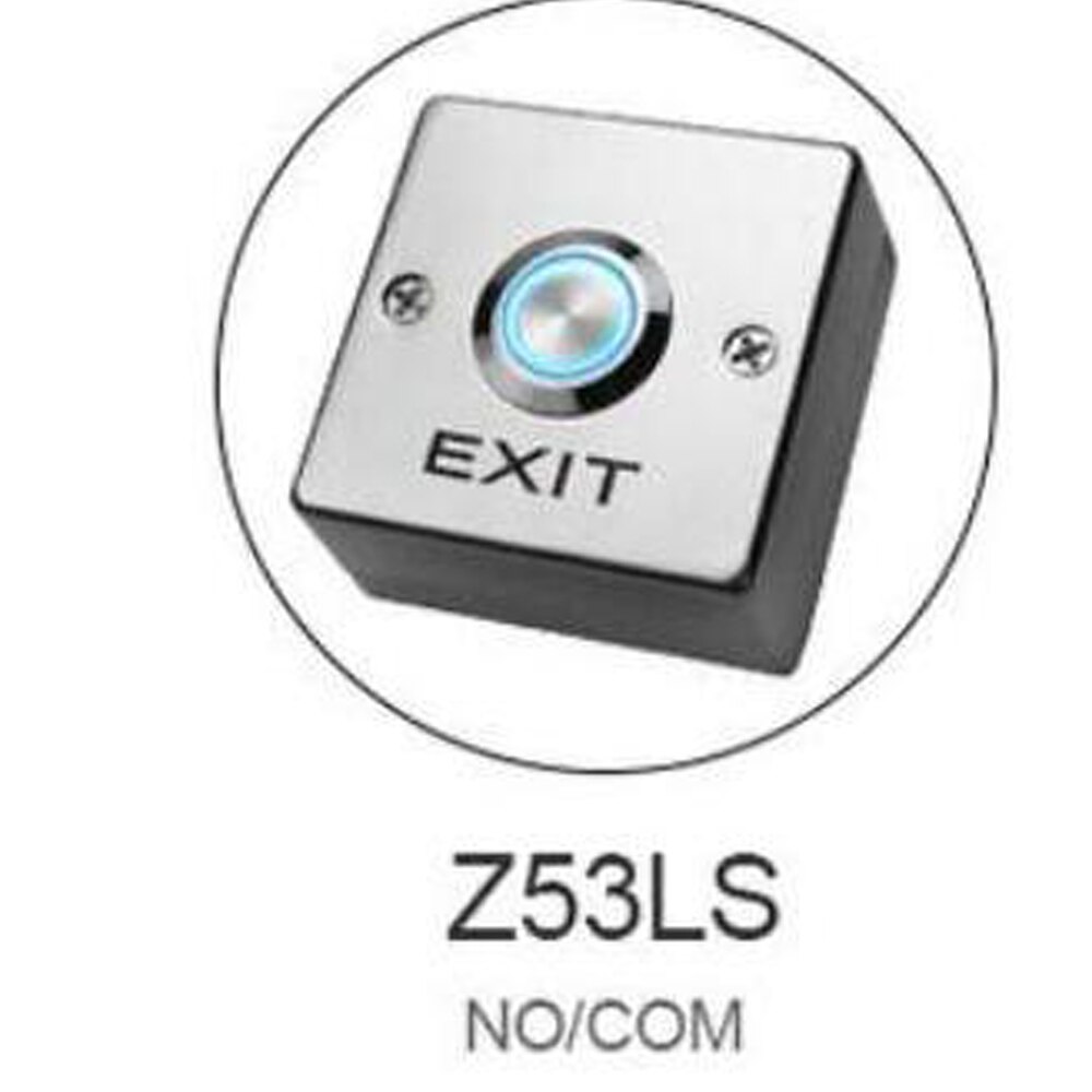 Zinc Alloy GATE DOOR Exit Button Exit Switch Door Exit Push Button Release Switch Opener For Door Access Control System: Z53LS
