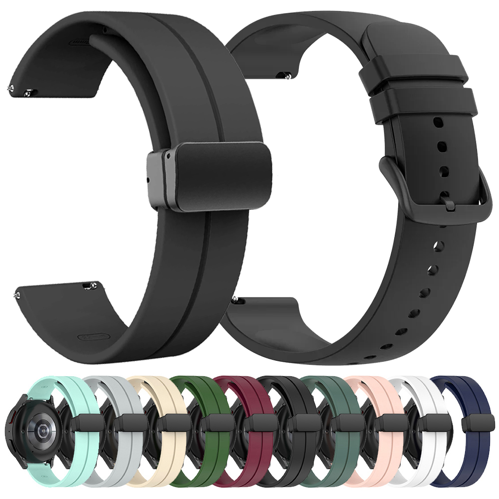 For Garmin Venu 3 2 Sq Bracelet Replacement for Garmin Forerunner 255 265 245 165 Band 20mm 22mm Magnetic Buckle Silicone Strap