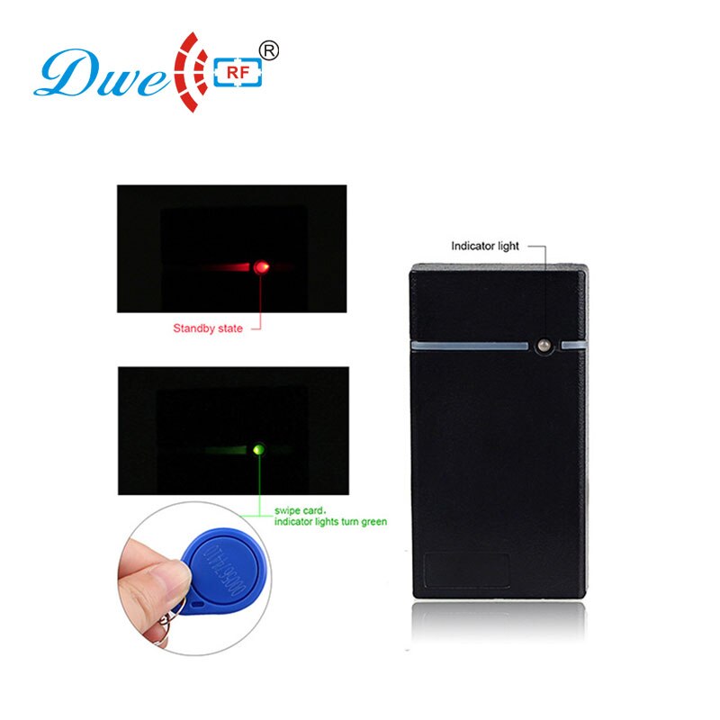 DWE CC RF access control card reader waterproof rs232 reader RFID chip card management reader
