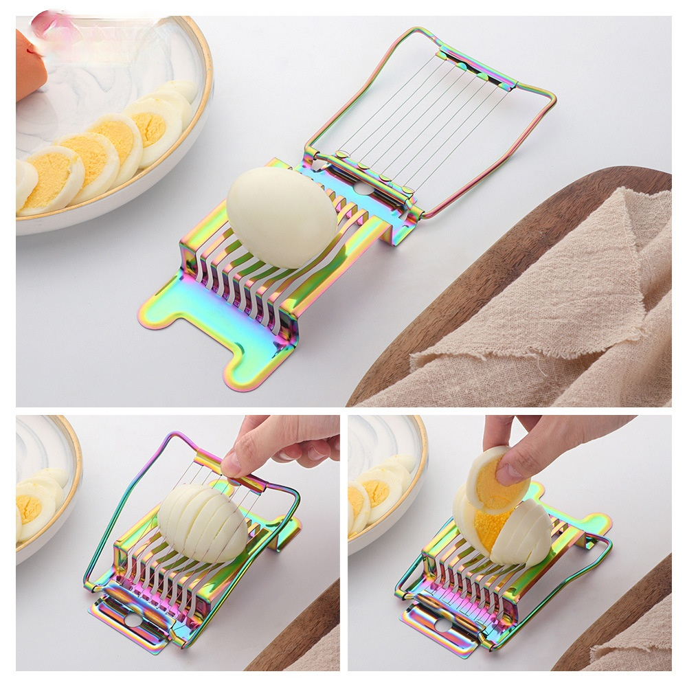 High stainless steel slicer Kitchen baking gadget melon fruit egg flower petal slicer kitchen accessories