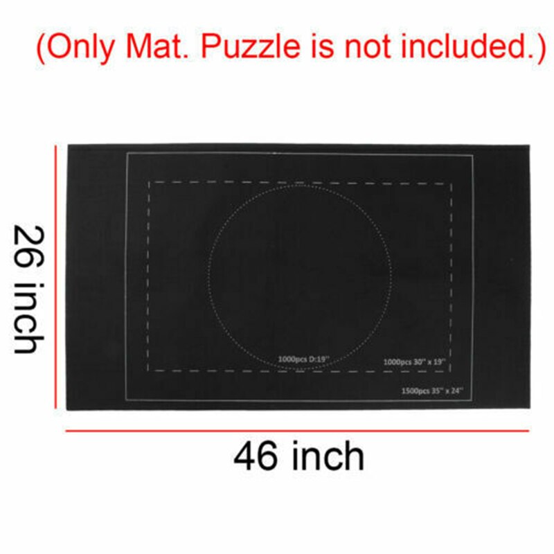 Jigsaw Puzzle Storage Mat Roll Up Puzzle Felt Storage For Up To 1500 Pieces