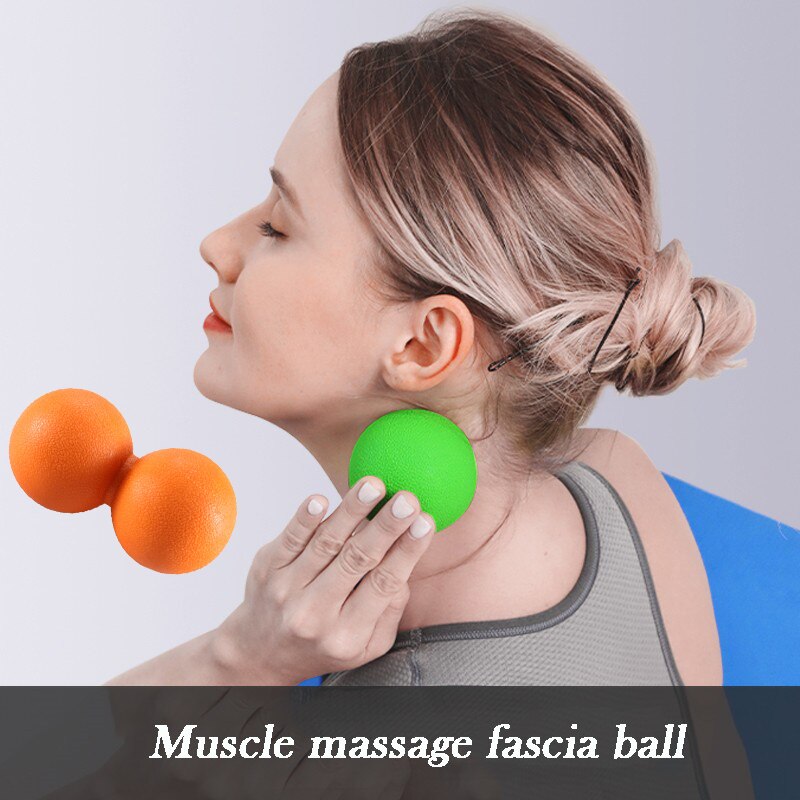 Peanut Balls Deep Muscle Relaxation Massage Ball Plantar Cervical Spine Fascia Ball Whole Body Massage Meridians Balls Unisex