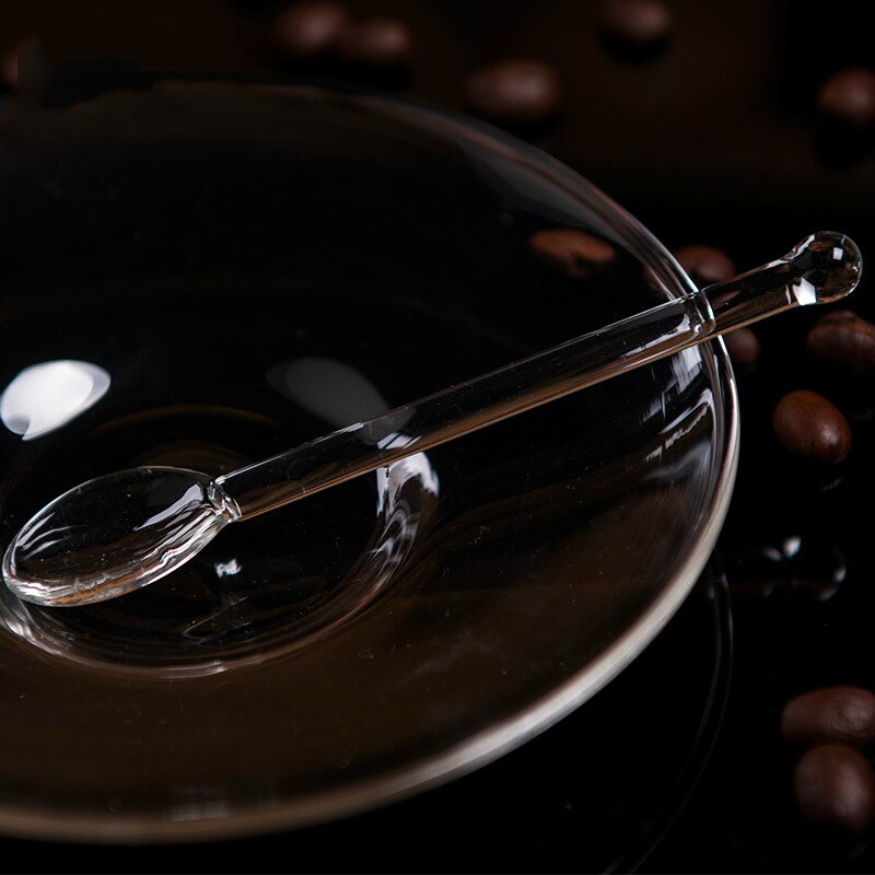 Denemarken Bodum Pavina Europese Koffie Copa Dubbele Laag Clear Kopjes Schotels thee melk cup 220 ml Drinkware Xicaras