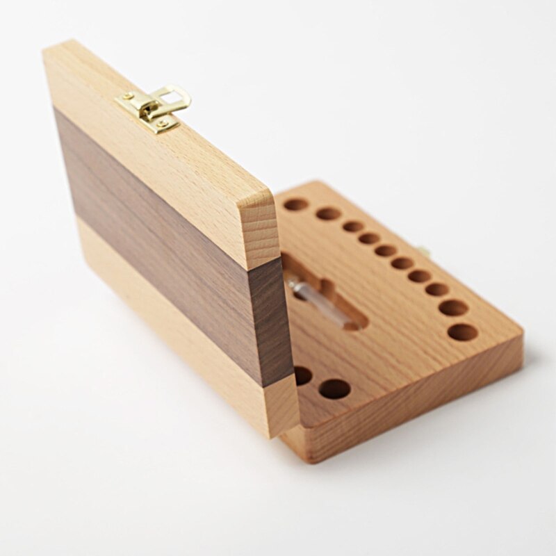 B2EB Melktand Opbergdoos Houder Houten Melk Tanden Geheugen Organizer Herinnering Box Voor Kinderen Jongens Meisjes Souvenirs: B