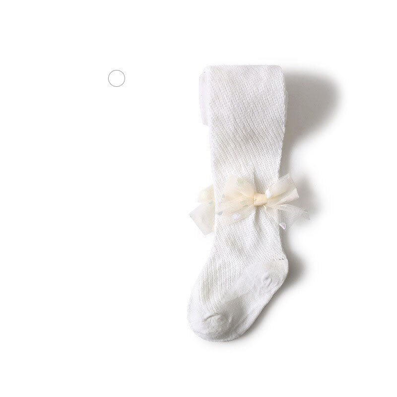 Leuke Strik Baby Panty Zomer Mesh Ademend Kids Panty Effen Kleur Zachte Elastische Baby Peuter Kinderen Kousen Baby Kleding: Default Title