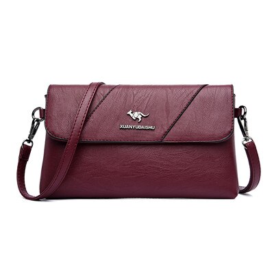 Vrouwelijke Crossbody Tassen Voor Vrouwen Luxe Handtassen Vrouwen Tassen Riem Casual Schoudertassen: Bourgondië