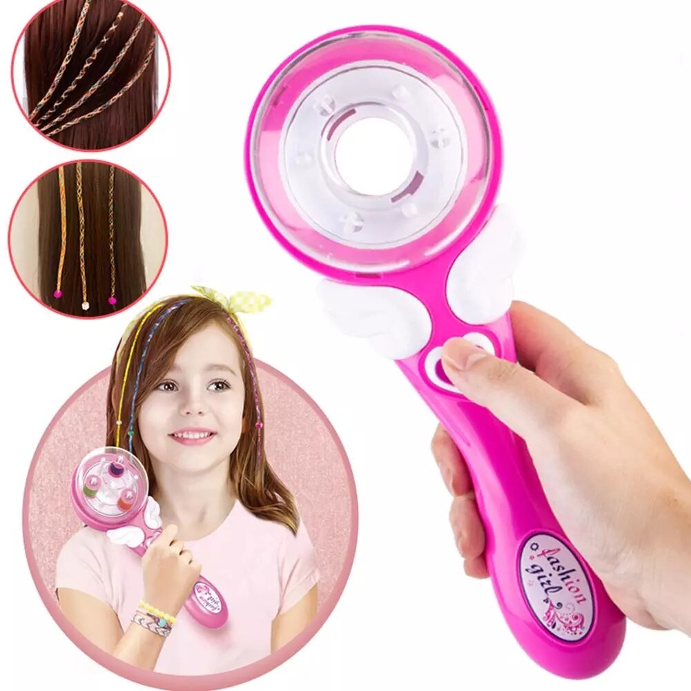 Twist Braider Machine Hair braid Weave Roller Toys For Girl Electric Automatic Hair Braider DIY Stylish Braiding Hairstyle Tool