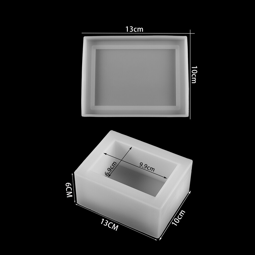 1set Tissue Box Mold For DIY Craft Home Handmade Storage Boxes Making Epoxy Resin Molds Silicone mould: Box Mold