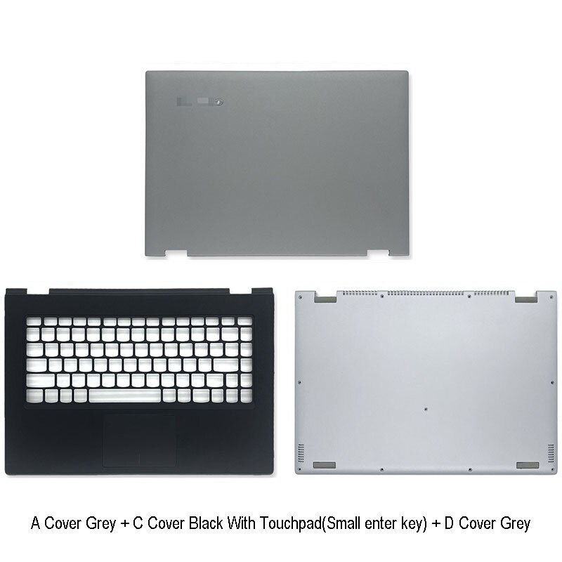 Refurbished For Lenovo IdeaPad Yoga 2 pro 13 Series Laptop LCD Back Case/Palmrest/Bottom Case A C D Cover Silver Orange