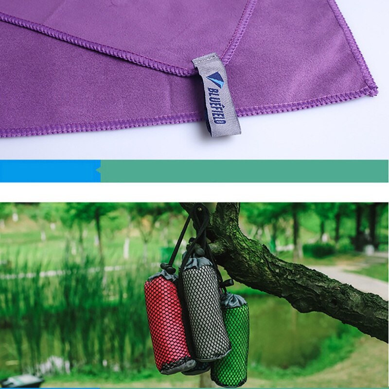 Toalla de microfibra de secado rápido, Toalla de baño para acampar, toalla de viaje, toalla de playa de secado rápido