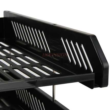 Nauka papeterii blok plików trójwarstwowe plastikowe pudełko na dokumenty archiwum organizowanie informacji regały magazynowe foldery