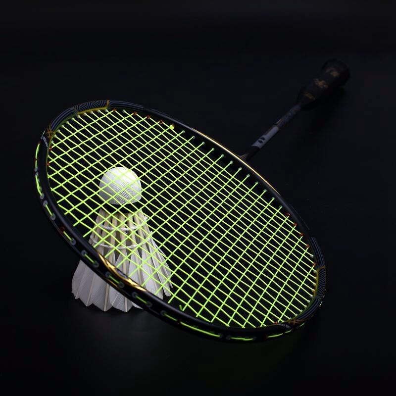 8U Professionele Full Carbon Ultralight Badminton Racket Strung Spanning 30LBS Professionele Rackets Geschenkdoos Trainning Racket -40